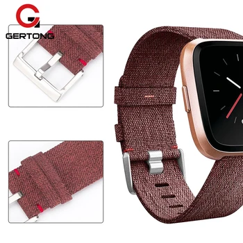 GerTong For Fitbit Versa Strap Watchband Wristband Woven Nylon Buckle Bracelet Strap Smartwatch Smart Watch Band Wrist Case
GerTong For Fitbit Versa Strap Watchband Wristband Woven Nylon Buckle Bracelet Strap Smartwatch Smart Watch Band Wrist Case