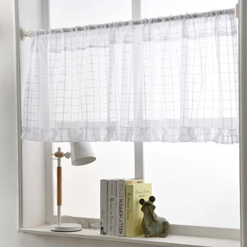 Modern Short Curtain Home Transparent Sheer Curtain Window Kitchen Tulle Voile Curtain For Living Room Divider
Modern Short Curtain Home Transparent Sheer Curtain Window Kitchen Tulle Voile Curtain For Living Room Divider