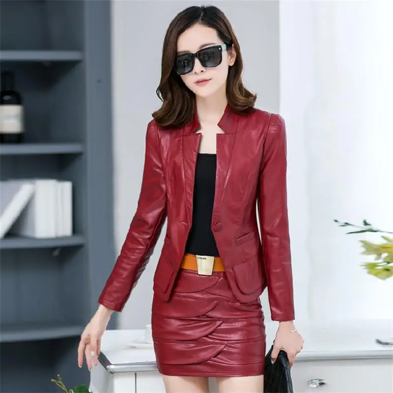 2 piece outfits for women rave festival locomotive pu leather women short slim women's leather jacket and skirt two piece set
2 piece outfits for women rave festival locomotive pu leather women short slim women's leather jacket and skirt two piece set