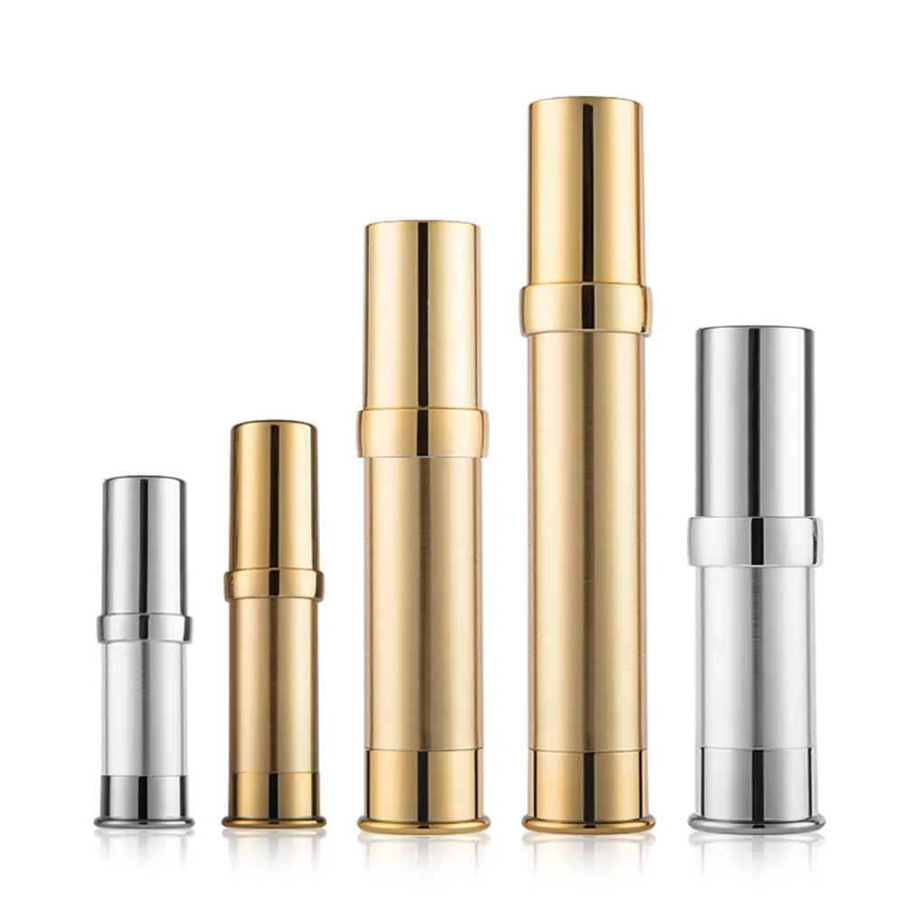 5ml 10ml 15ml 20ml 30ml Gold Silver Empty Airless Bottle Cosmetic Plastic Pump Container Travel Makeup Container for cosmetics
5ml 10ml 15ml 20ml 30ml Gold Silver Empty Airless Bottle Cosmetic Plastic Pump Container Travel Makeup Container for cosmetics