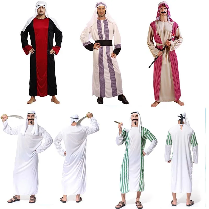Adults Men Arab Prince King Cosplay Costume Male Performance Outfit Robe Birthday Party Dress Purim Halloween Christmas
Adults Men Arab Prince King Cosplay Costume Male Performance Outfit Robe Birthday Party Dress Purim Halloween Christmas