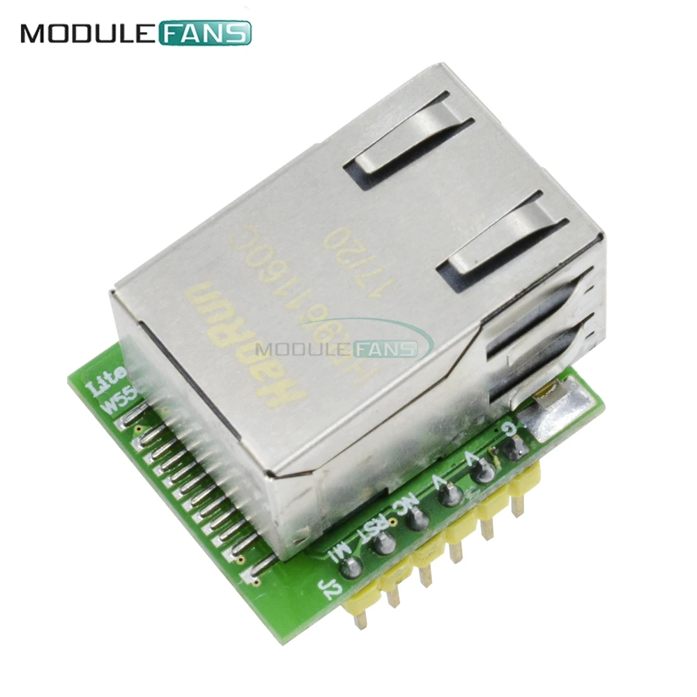 3.3V USR-ES1 ENC28J60 W5500 SPI to LAN Ethernet Converter TCP/IP Module Interface Diy Kit Electronic PCB Board Module
3.3V USR-ES1 ENC28J60 W5500 SPI to LAN Ethernet Converter TCP/IP Module Interface Diy Kit Electronic PCB Board Module