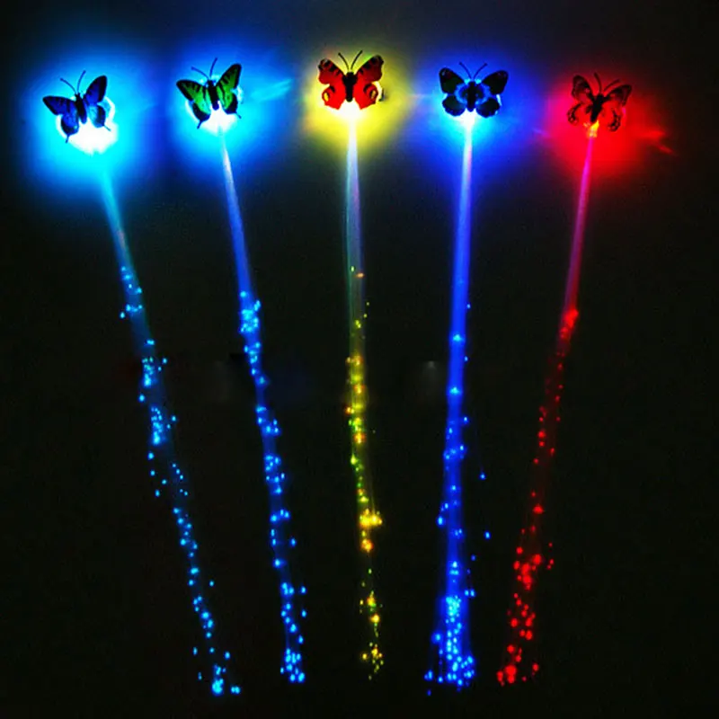 1Pc LED Hair Lights Wigs Glowing Colorful Butterfly Flashing Hair Braid Hair Braid Flash Extensions Lights Up Party Decoration
1Pc LED Hair Lights Wigs Glowing Colorful Butterfly Flashing Hair Braid Hair Braid Flash Extensions Lights Up Party Decoration