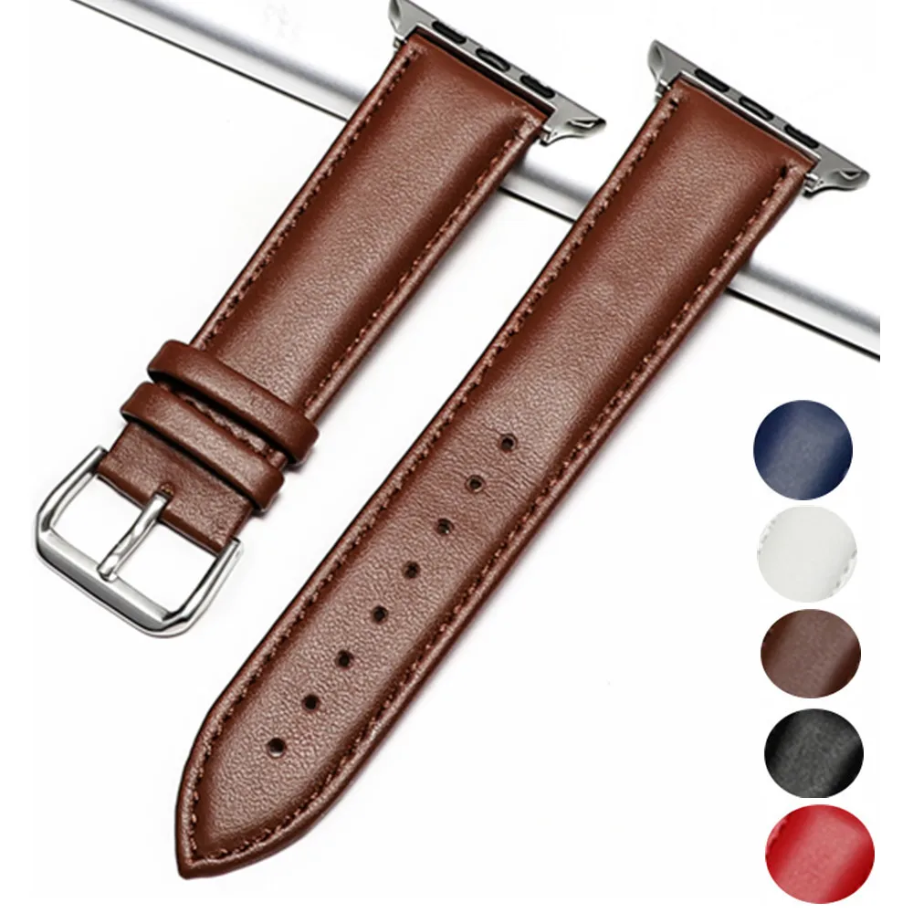 Genuine Leather Strap For Apple Watch band 4 3 42mm 38mm watchband 44mm/40mm correa Bracelet Sport Belt watch Accessories
Genuine Leather Strap For Apple Watch band 4 3 42mm 38mm watchband 44mm/40mm correa Bracelet Sport Belt watch Accessories