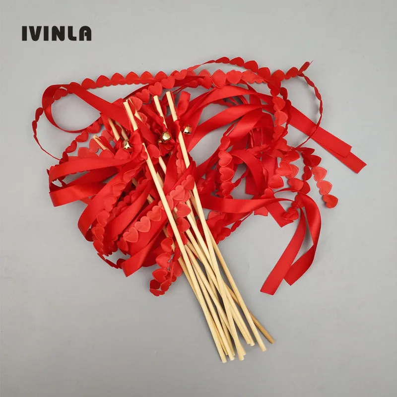 30pcs/lot red heart stain ribbon wedding wands with gold bell Wedding Ribbon Stick,ribbon Twirling Streamers
30pcs/lot red heart stain ribbon wedding wands with gold bell Wedding Ribbon Stick,ribbon Twirling Streamers
