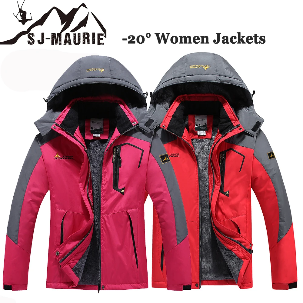 SJ-Maurie Women Waterproof Winter Jackets Outdoor -30 Degree Camping Trekking Coat Fishing Windbreaker Climbing Hiking Clothing
SJ-Maurie Women Waterproof Winter Jackets Outdoor -30 Degree Camping Trekking Coat Fishing Windbreaker Climbing Hiking Clothing