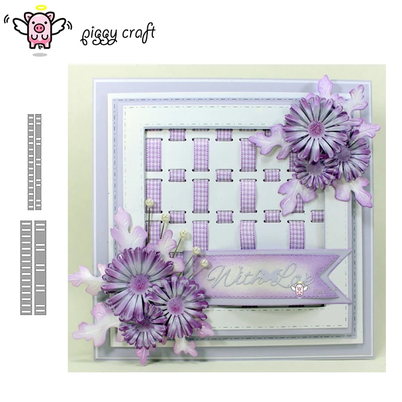 Piggy Craft metal cutting dies cut die mold Card decoration strip Scrapbook paper craft knife mould blade punch stencils die
Piggy Craft metal cutting dies cut die mold Card decoration strip Scrapbook paper craft knife mould blade punch stencils die