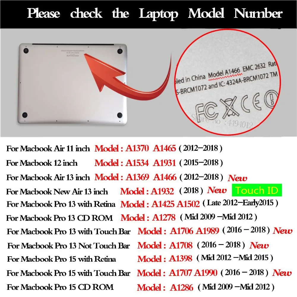 Case for Macbook model new list 拷贝