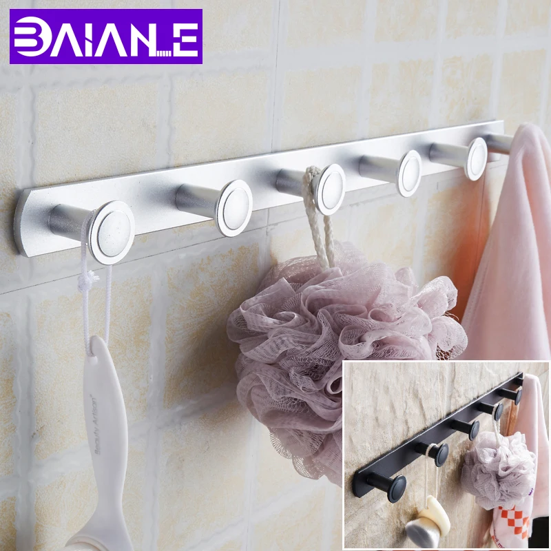BAIANLE Bathroom Coat Hook Wall Mount Living Room Corridor Multi Purpose Coat Hook Bedroom Clothes Hook Storage Row Hook
BAIANLE Bathroom Coat Hook Wall Mount Living Room Corridor Multi Purpose Coat Hook Bedroom Clothes Hook Storage Row Hook