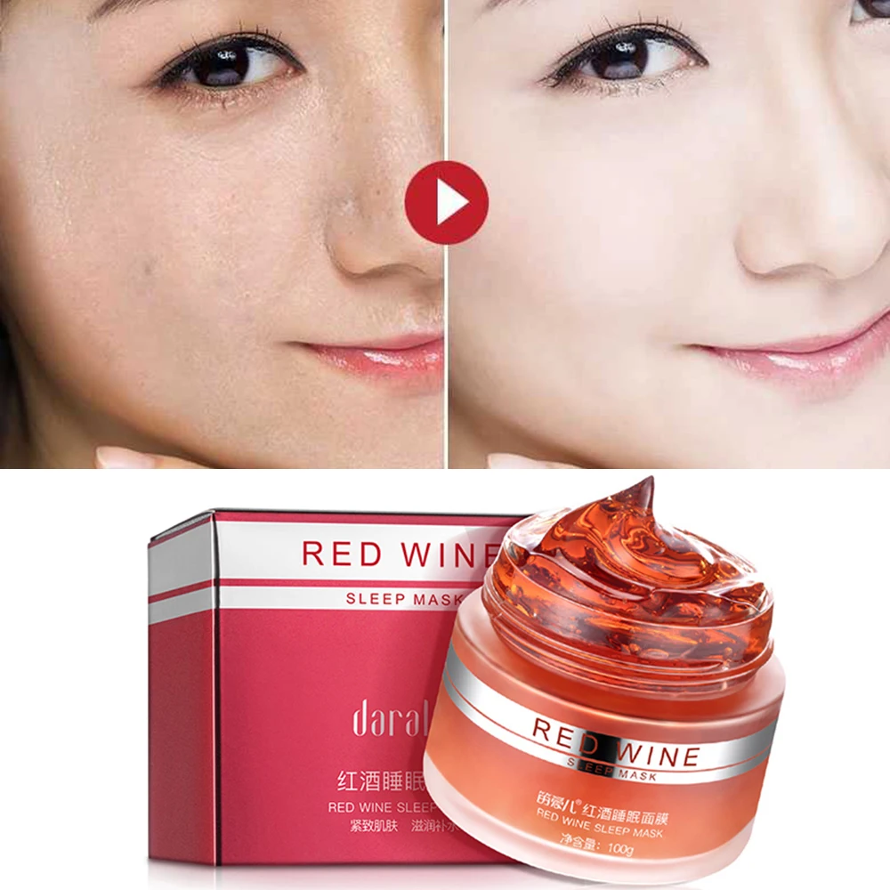 Red Wine Sleeping Facial Mask Gel Whitening Cream Moisturizing Night Cream Anti-Aging Nutrition Brighten Face Skin Care TSLM1
Red Wine Sleeping Facial Mask Gel Whitening Cream Moisturizing Night Cream Anti-Aging Nutrition Brighten Face Skin Care TSLM1