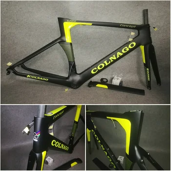 Direce mount brakes T1000 UD Matte Black Yellow Fluo Concept carbon road frame bicycle Frameset With BB386 XXS/XS/S/M/L/XL
Direce mount brakes T1000 UD Matte Black Yellow Fluo Concept carbon road frame bicycle Frameset With BB386 XXS/XS/S/M/L/XL