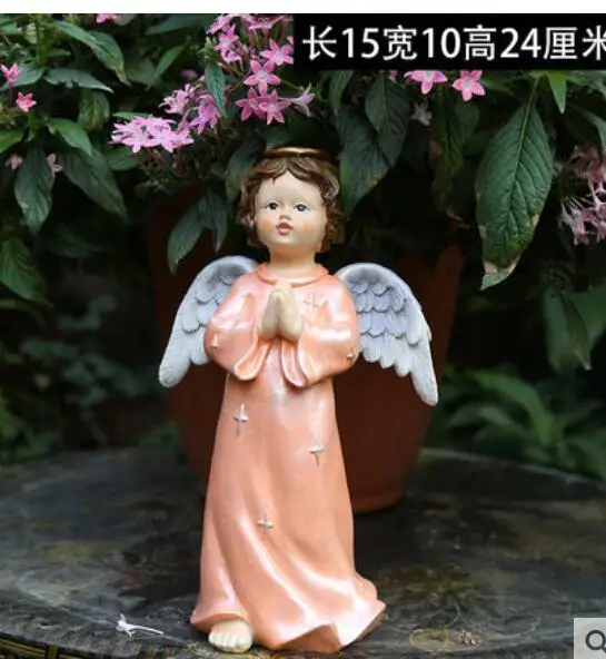 American country retro resin figure angel sculpture for outdoor garden Movie Character decoration statue
American country retro resin figure angel sculpture for outdoor garden Movie Character decoration statue