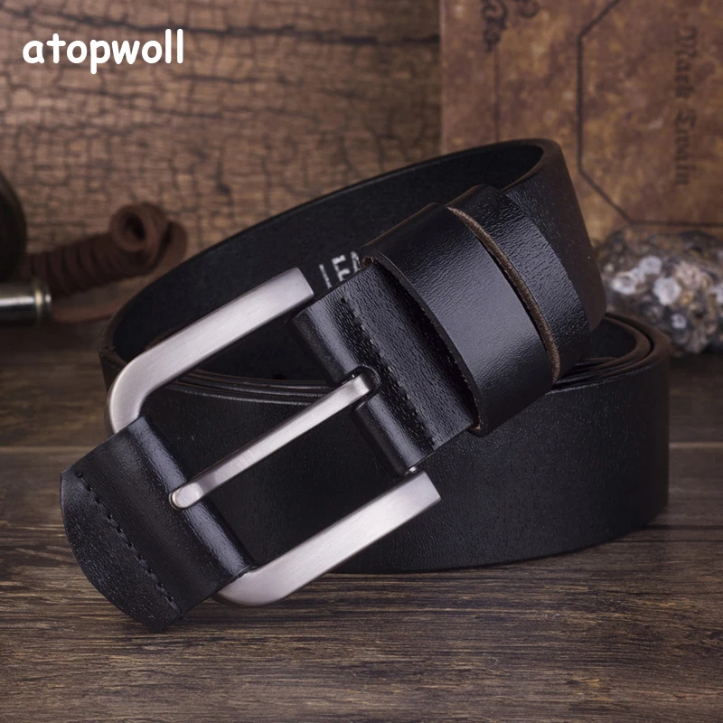 Casual 100% Cow Genuine Leather Belts For men Jeans Luxury Men's Belt Leather Belt Alloy Buckle Male Vintage Strap dropshipping
Casual 100% Cow Genuine Leather Belts For men Jeans Luxury Men's Belt Leather Belt Alloy Buckle Male Vintage Strap dropshipping