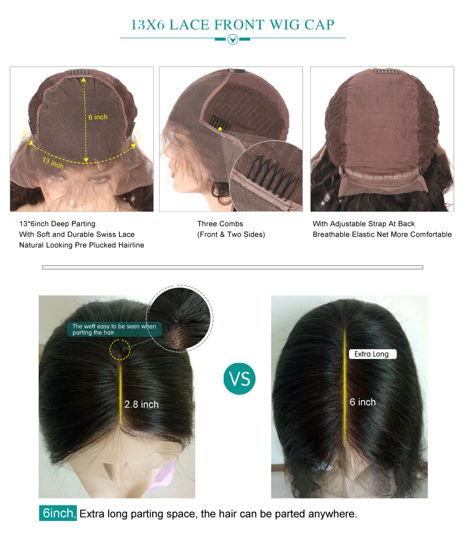 13x6 Lace Front Wig Cap (2)