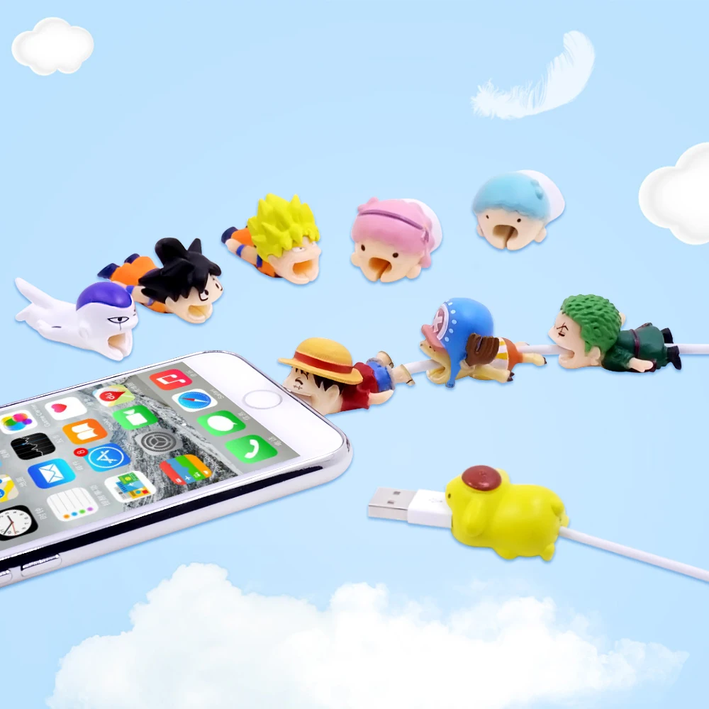 CHIPAL One Piece USB Cable Animal Bite Adapter Organizer Japanese Anime Winder Animal Cable Protectors For Iphone Accessory
CHIPAL One Piece USB Cable Animal Bite Adapter Organizer Japanese Anime Winder Animal Cable Protectors For Iphone Accessory