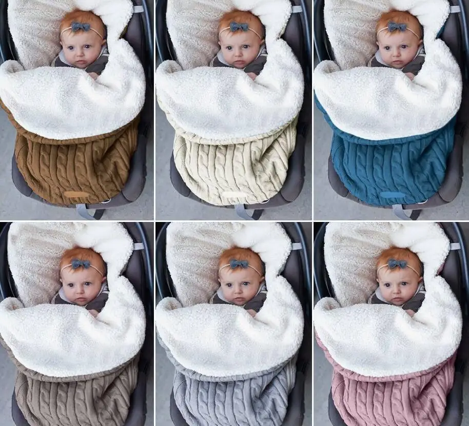 Warm Newborn Sleeping Bag Baby Blanket accessoire photographie Infant Trolley Sleep Bag Feet Baby Swaddle Wrap Knit Bag
Warm Newborn Sleeping Bag Baby Blanket accessoire photographie Infant Trolley Sleep Bag Feet Baby Swaddle Wrap Knit Bag