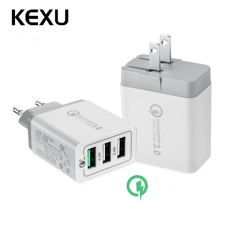 USB Wall Charger Quick Charge 3.0 Fast Charger Fit QC2.0 USB Adapter 18W Portable Travel Charger For Phone Mobile Phone Chargers
USB Wall Charger Quick Charge 3.0 Fast Charger Fit QC2.0 USB Adapter 18W Portable Travel Charger For Phone Mobile Phone Chargers