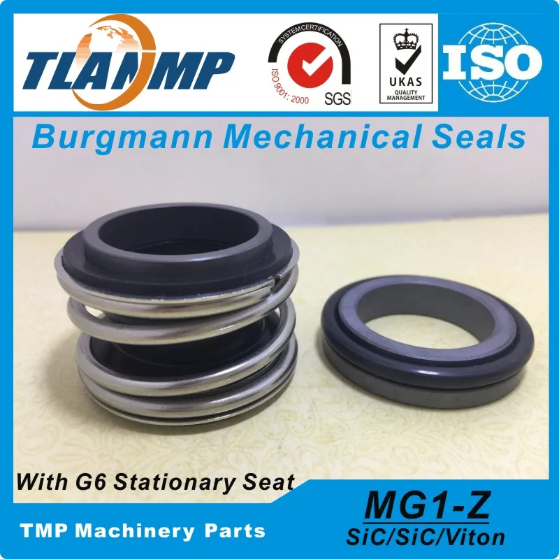 MG1/85-Z , MG1-85/G6 Burgmann Mechanical Seals Rubber Bellow with G6 stationary Seat (Material:SIC/SIC/VITON) 
MG1/85-Z , MG1-85/G6 Burgmann Mechanical Seals Rubber Bellow with G6 stationary Seat (Material:SIC/SIC/VITON)