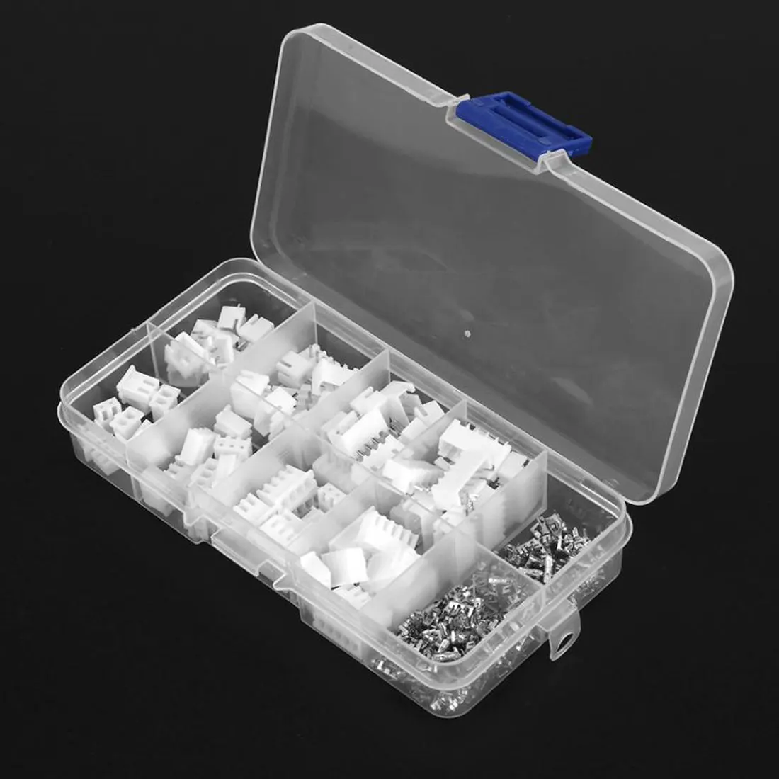 New 230pcs XH2.5 2p 3p 4p 5 pin 2.54mm Pitch Terminal Kit / Housing / Pin Header JST Connector Wire Connectors Adaptor XH Kits
New 230pcs XH2.5 2p 3p 4p 5 pin 2.54mm Pitch Terminal Kit / Housing / Pin Header JST Connector Wire Connectors Adaptor XH Kits