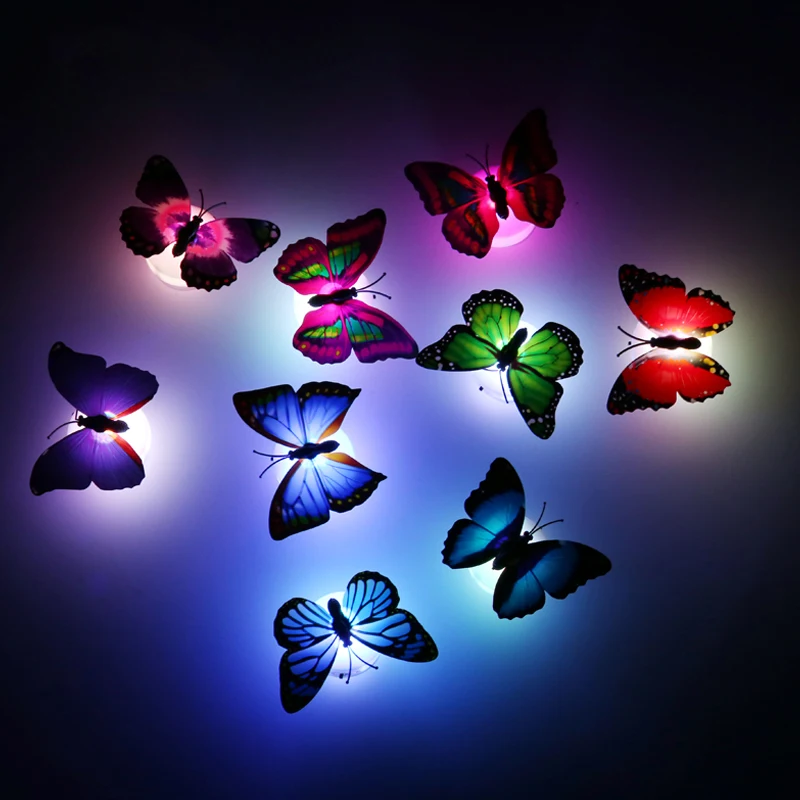 Multicolor Random 10 Pieces Beautiful Butterfly LED Wall Night Light Changing Lamp Beautiful Home Office Bar Light Wall Light
Multicolor Random 10 Pieces Beautiful Butterfly LED Wall Night Light Changing Lamp Beautiful Home Office Bar Light Wall Light