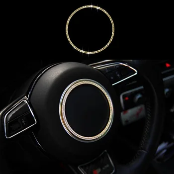 Silver Gold Diamond Style Steering Wheel Center Ring Cover Interior Trim For Audi A8 D4 11-17 & Q3 12-17 & Q5 13-17 & A1 12-17
Silver Gold Diamond Style Steering Wheel Center Ring Cover Interior Trim For Audi A8 D4 11-17 & Q3 12-17 & Q5 13-17 & A1 12-17