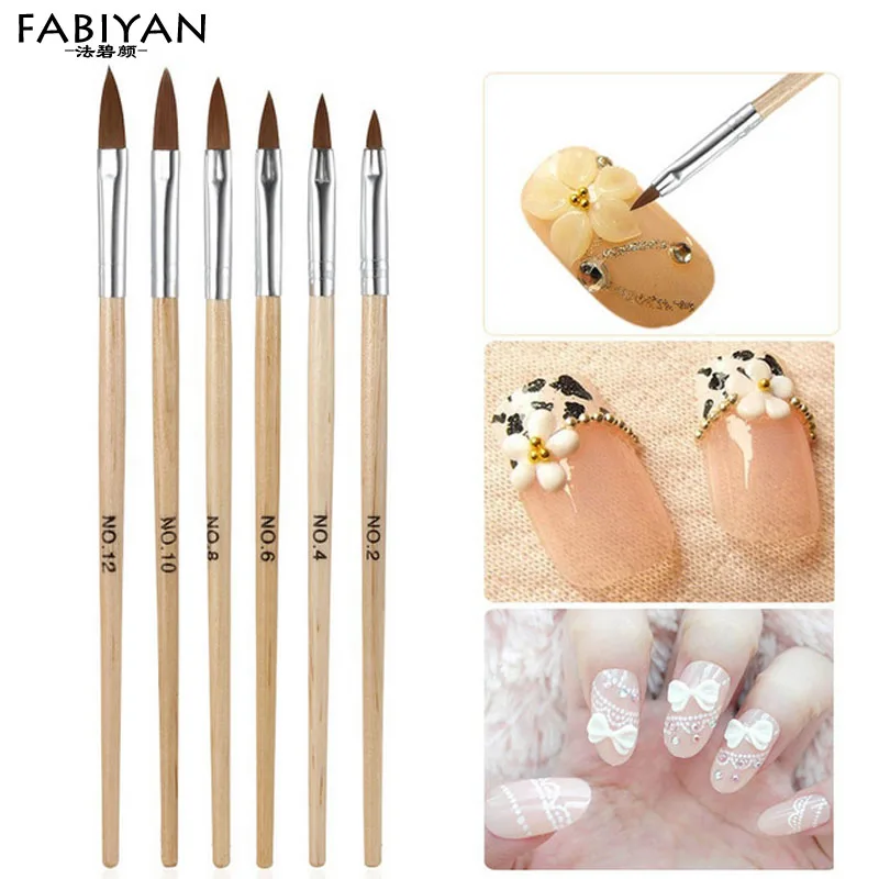 6pc Set Brush UV Gel Polish Decoration Carving Crystal Pen Wood Nail Art Builder Drawing Painting Manicure Tool NO.2 4 6 8 10 12
6pc Set Brush UV Gel Polish Decoration Carving Crystal Pen Wood Nail Art Builder Drawing Painting Manicure Tool NO.2 4 6 8 10 12