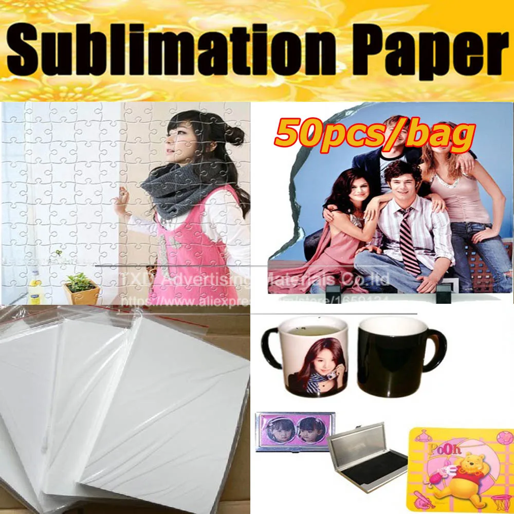 High quality Sublimation paper 50pcs/lot, Heat Transfer Printing Paper, A4 Sublimation transfer paper by free shipping
High quality Sublimation paper 50pcs/lot, Heat Transfer Printing Paper, A4 Sublimation transfer paper by free shipping