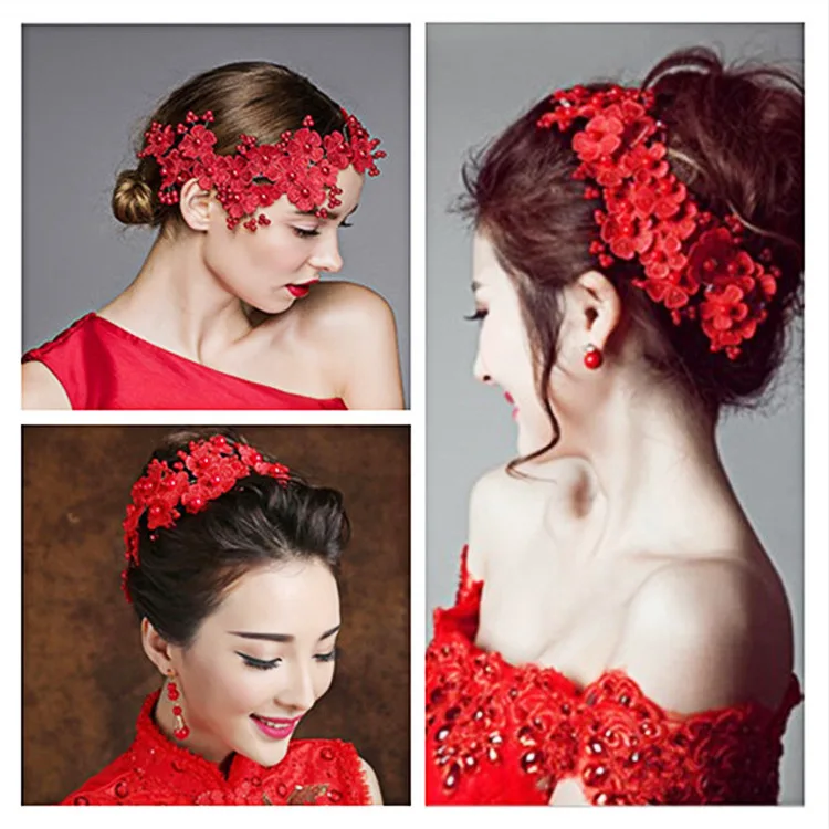 7 Choices TUANMING Korean Style Red Flower Rhinestone Hairbands Bride Hairband Hot Bride Jewelry
7 Choices TUANMING Korean Style Red Flower Rhinestone Hairbands Bride Hairband Hot Bride Jewelry