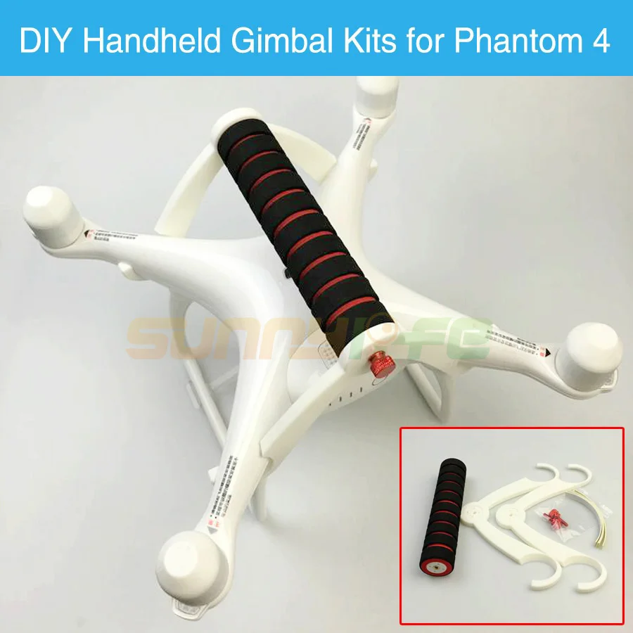 Portable Handheld Gimbal Stabilizer DIY Conversion Kit Carrying Holder Bracket Accessory for DJI Phantom 4
Portable Handheld Gimbal Stabilizer DIY Conversion Kit Carrying Holder Bracket Accessory for DJI Phantom 4