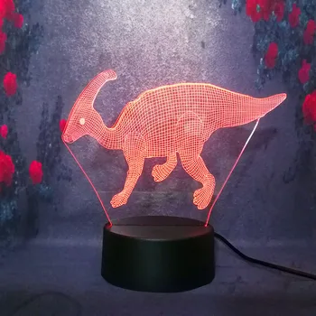 Jurassic Park Boy Gift Dinosaur 3D Night Light Parasaurolophus LED RGB Bulb Christmas Halloween Child Gift Decor Desk Table Lamp
Jurassic Park Boy Gift Dinosaur 3D Night Light Parasaurolophus LED RGB Bulb Christmas Halloween Child Gift Decor Desk Table Lamp
