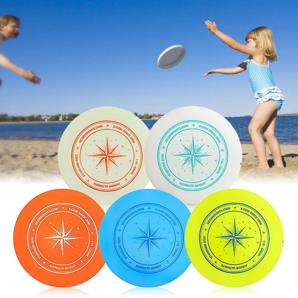 

disc golf flying disc 9.3 Inch 110g Plastic Flying Discs Outdoor Play Toy Sport for Juniors beach disc beach games