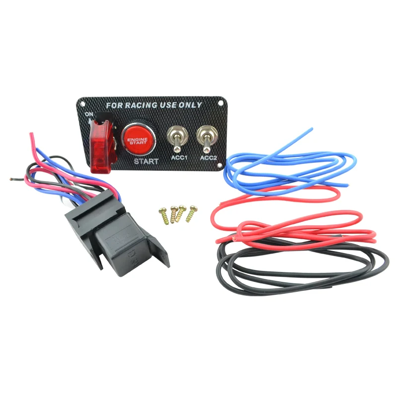 Auto racing 2 Switch Panels red cover toggle switch 12V 30A racing ignition switch panel engine start
Auto racing 2 Switch Panels red cover toggle switch 12V 30A racing ignition switch panel engine start