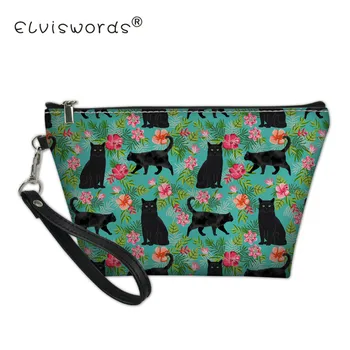 ELVISWORDS Women Black Cat Wine Cosmetic Case Prints Portable PurseTravel Organizer Bag for Lady Makeup Pouch Neceser Toiletry
ELVISWORDS Women Black Cat Wine Cosmetic Case Prints Portable PurseTravel Organizer Bag for Lady Makeup Pouch Neceser Toiletry