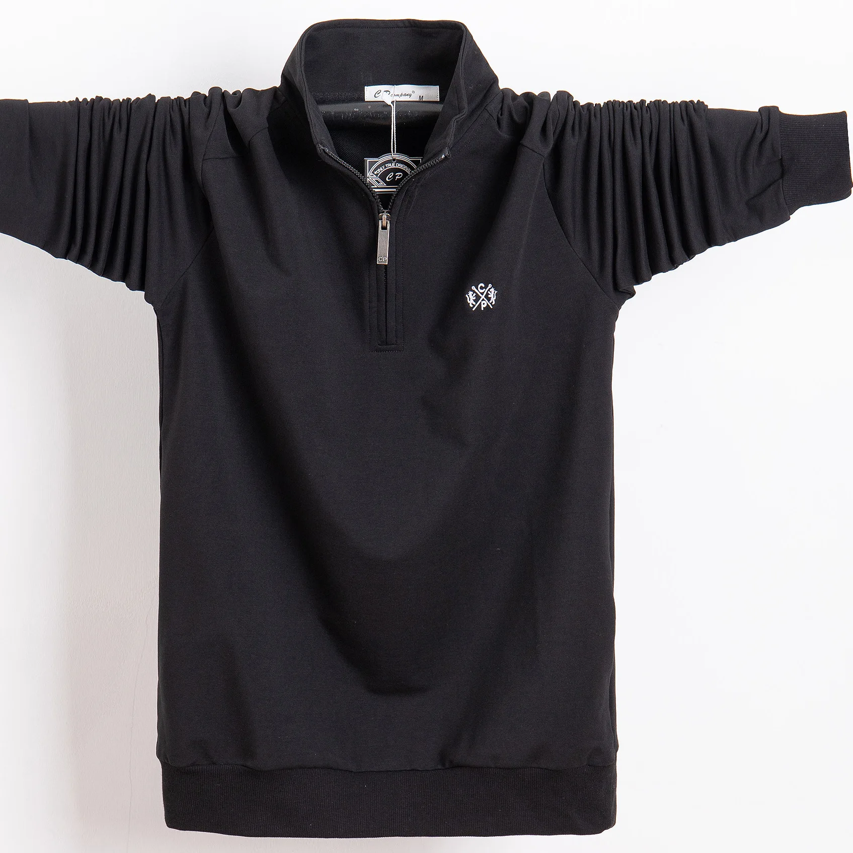 Autumn cotton T-shirt breathable zipper long sleeve T-shirt plus comfortable sporting man middle-aged large size clothes 6XL
Autumn cotton T-shirt breathable zipper long sleeve T-shirt plus comfortable sporting man middle-aged large size clothes 6XL