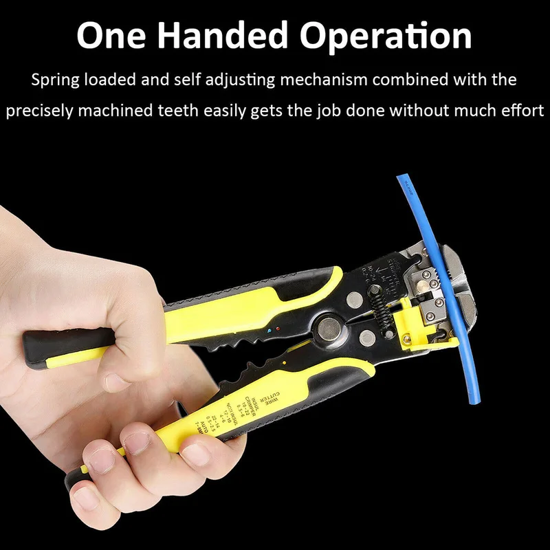 JX 1301 Ratchet Wheel Save Effort TAB Terminal Crimping Press Pliers Tool Multi-Function Wire Stripper Wire Cutter
JX 1301 Ratchet Wheel Save Effort TAB Terminal Crimping Press Pliers Tool Multi-Function Wire Stripper Wire Cutter