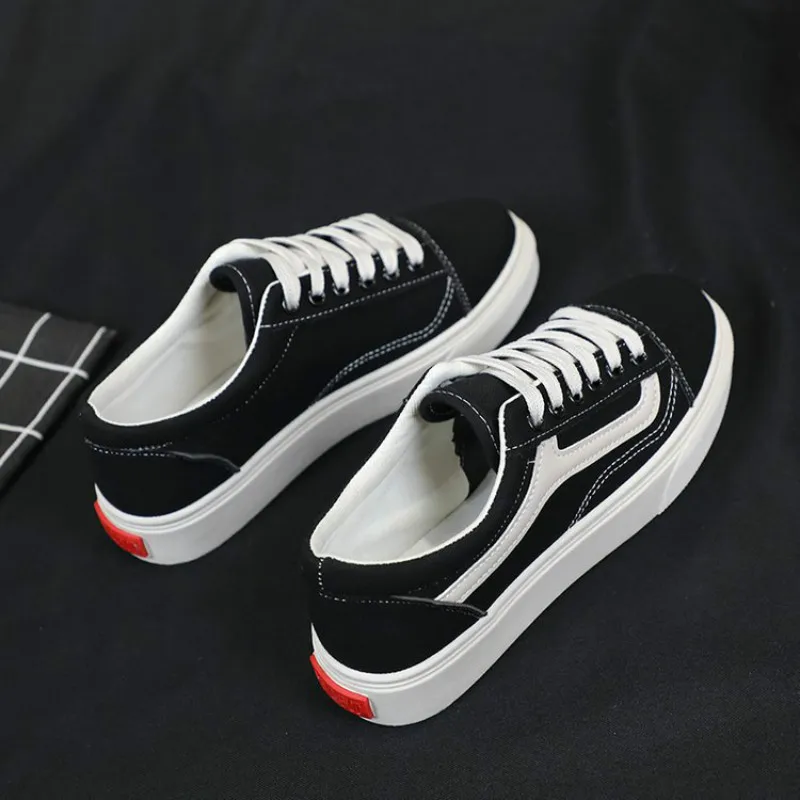 Kezrea Canvas Shoes for Women Lace-up Black Girl Shoes Superstar Sneakers Shallow Sweing Zapatillas Mujer Stripe Flat Shoe
Kezrea Canvas Shoes for Women Lace-up Black Girl Shoes Superstar Sneakers Shallow Sweing Zapatillas Mujer Stripe Flat Shoe