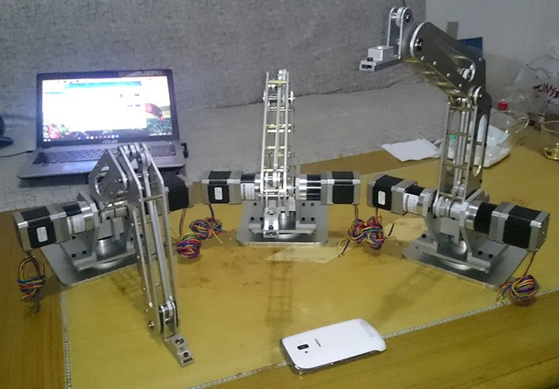 Robot Arm Mechanical With High Precision Stepping Motor Robot Arm Industrial Robotic Manipulator Industrial Clamp Simulation DIY
Robot Arm Mechanical With High Precision Stepping Motor Robot Arm Industrial Robotic Manipulator Industrial Clamp Simulation DIY