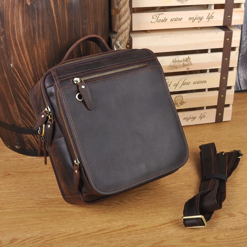 Genuine leather men messenger bag Tablets men's Shoulder bag handbag Vintage Crossbody Bags male briefcase Leather Bags
Genuine leather men messenger bag Tablets men's Shoulder bag handbag Vintage Crossbody Bags male briefcase Leather Bags