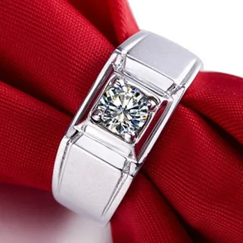D Color test positive 1CT Moissanite Men's Engagement Ring Best Anniversary 18K Solid White Gold Man Ring Never Fade
D Color test positive 1CT Moissanite Men's Engagement Ring Best Anniversary 18K Solid White Gold Man Ring Never Fade