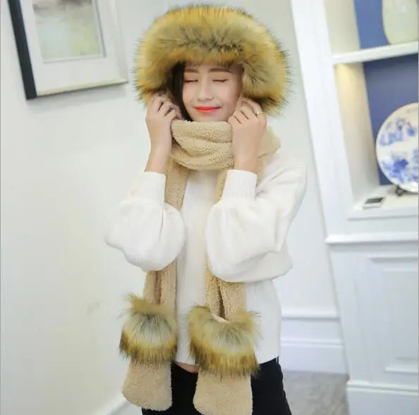 Woman winter hat scarf gloves sets Warm Fake Fur hat scarf gloves set fashion female Thick Neck Circle Scarf set Decor FY27
Woman winter hat scarf gloves sets Warm Fake Fur hat scarf gloves set fashion female Thick Neck Circle Scarf set Decor FY27