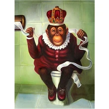 5D DIY diamond painting "ape WC" 3D embroidery cross stitch mosaic painting home decoration gifts
5D DIY diamond painting "ape WC" 3D embroidery cross stitch mosaic painting home decoration gifts