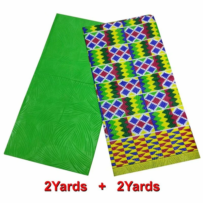 Green kent fabric Hot Ankara African Polyester Wax Prints Fabric New Designs High Quality African Fabric for Party Dress 4yards
Green kent fabric Hot Ankara African Polyester Wax Prints Fabric New Designs High Quality African Fabric for Party Dress 4yards