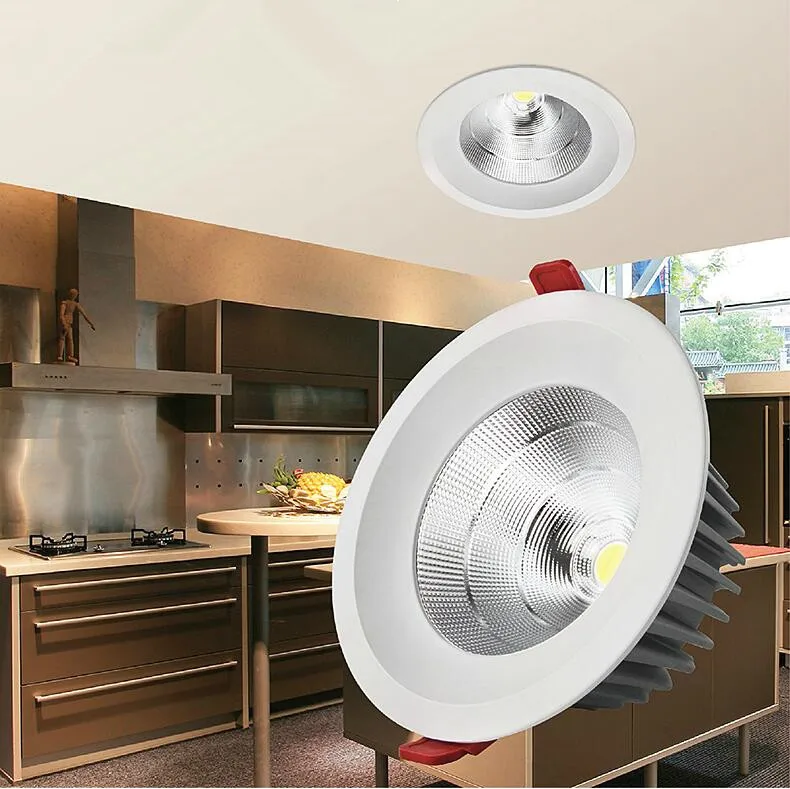 10 Вт/15 Вт LED COB чип светильник с регулируемой яркостью Встраиваемый светодиодный