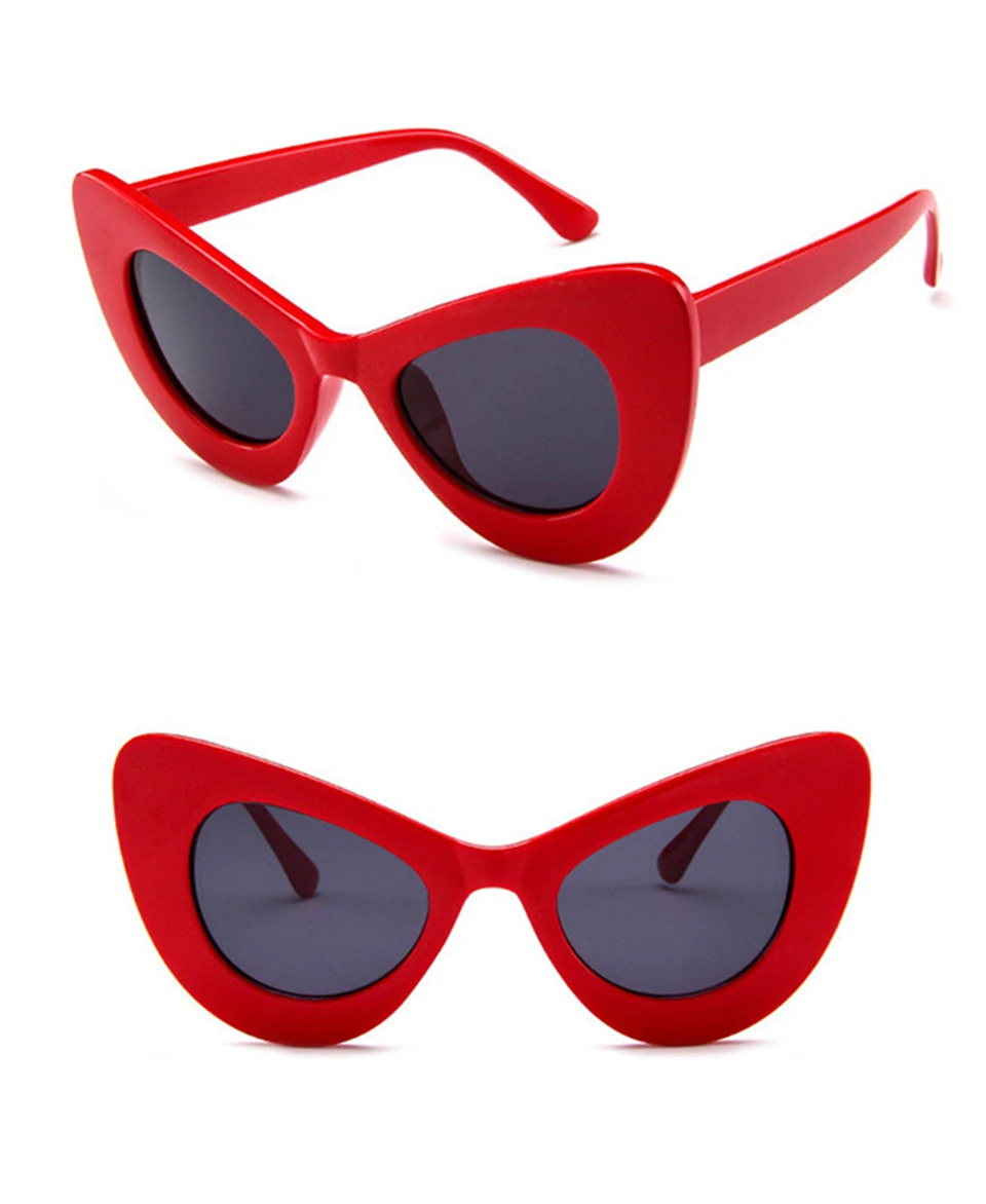 ALIKIAI NEW fashion Cat Eye Sunglasses lady old fashioned Sunglasses wide frame glasses designer sexy girl glasses oculos de sol UV400 (13)