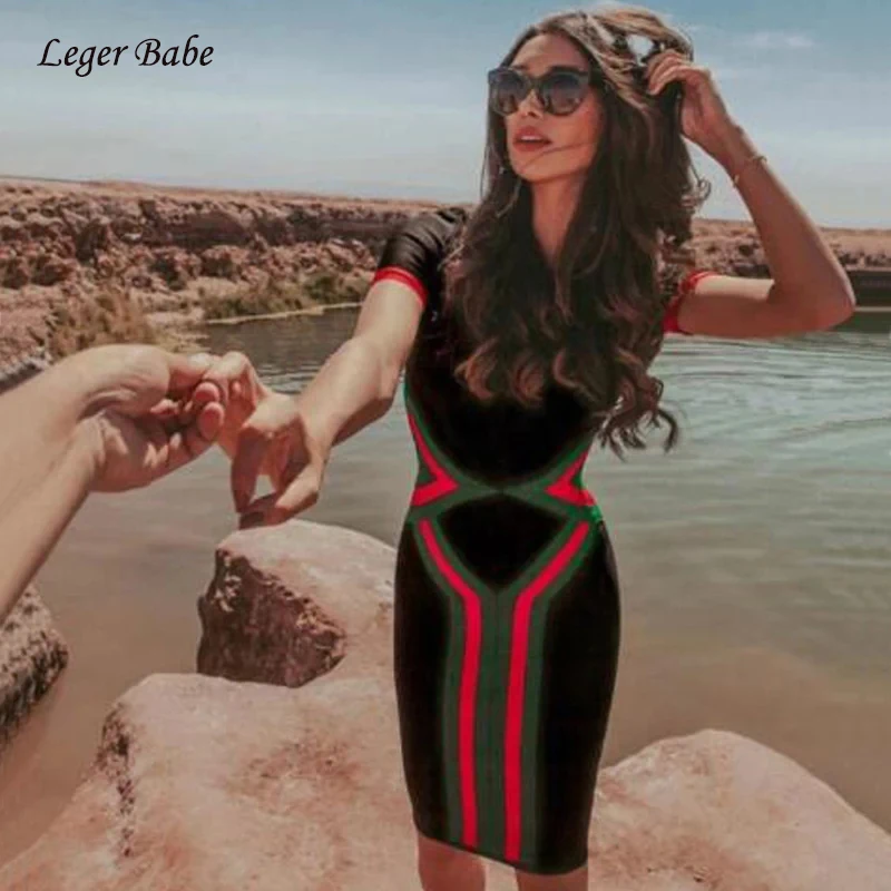 Leger Babe 2019 Bandage Dress For Women Celebrity Party Vestidos Sexy Short Sleeve O-Neck Patchwork Bodycon Club Dresses Black
Leger Babe 2019 Bandage Dress For Women Celebrity Party Vestidos Sexy Short Sleeve O-Neck Patchwork Bodycon Club Dresses Black