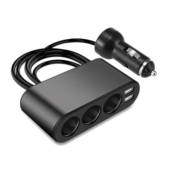 Onever 3 Way Auto Car Cigarette Lighter Socket Splitter Charger 3.1A Dual USB Car Charger Power Adapter for iPhone Samsung GPS
Onever 3 Way Auto Car Cigarette Lighter Socket Splitter Charger 3.1A Dual USB Car Charger Power Adapter for iPhone Samsung GPS