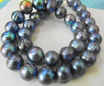 HUGE NATURAL SOUTH SEA 18"12MM GENUINE BLACK BLUE BAROQUE PEARL NECKLACE 925silver
HUGE NATURAL SOUTH SEA 18"12MM GENUINE BLACK BLUE BAROQUE PEARL NECKLACE 925silver