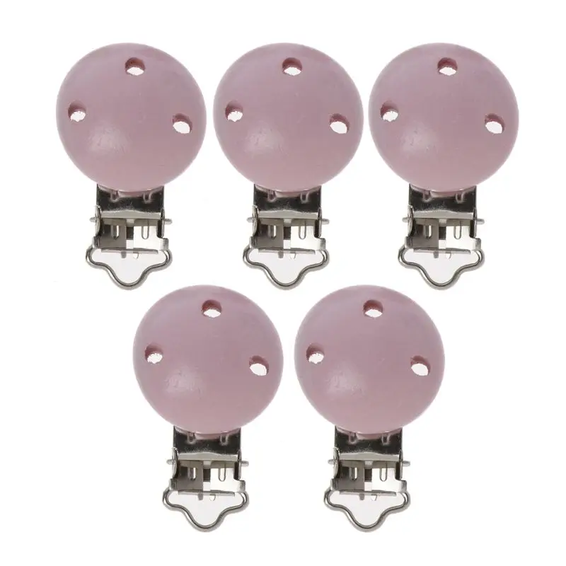 7 colors 5pcs/lot Metal Wooden Baby Pacifier Clips Solid Color Holders Cute Infant Soother Clasps Holders Accessories
7 colors 5pcs/lot Metal Wooden Baby Pacifier Clips Solid Color Holders Cute Infant Soother Clasps Holders Accessories