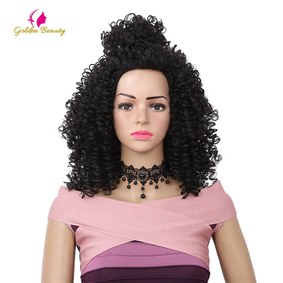 Golden Beauty 16inch Long Black kinky Curly Afro Wigs Synthetic African hairstyle Wigs for Women
Golden Beauty 16inch Long Black kinky Curly Afro Wigs Synthetic African hairstyle Wigs for Women