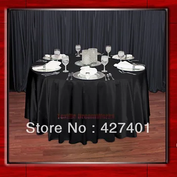 Black 108" Round Shaped Poly Satin Table Cloth /Banquet Tablecloths/Table Linen/Free Shipping/ For Wedding Party Decorating
Black 108" Round Shaped Poly Satin Table Cloth /Banquet Tablecloths/Table Linen/Free Shipping/ For Wedding Party Decorating